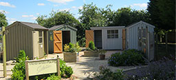 Garden Sheds and Buildings at our Oxfordshire Show Site